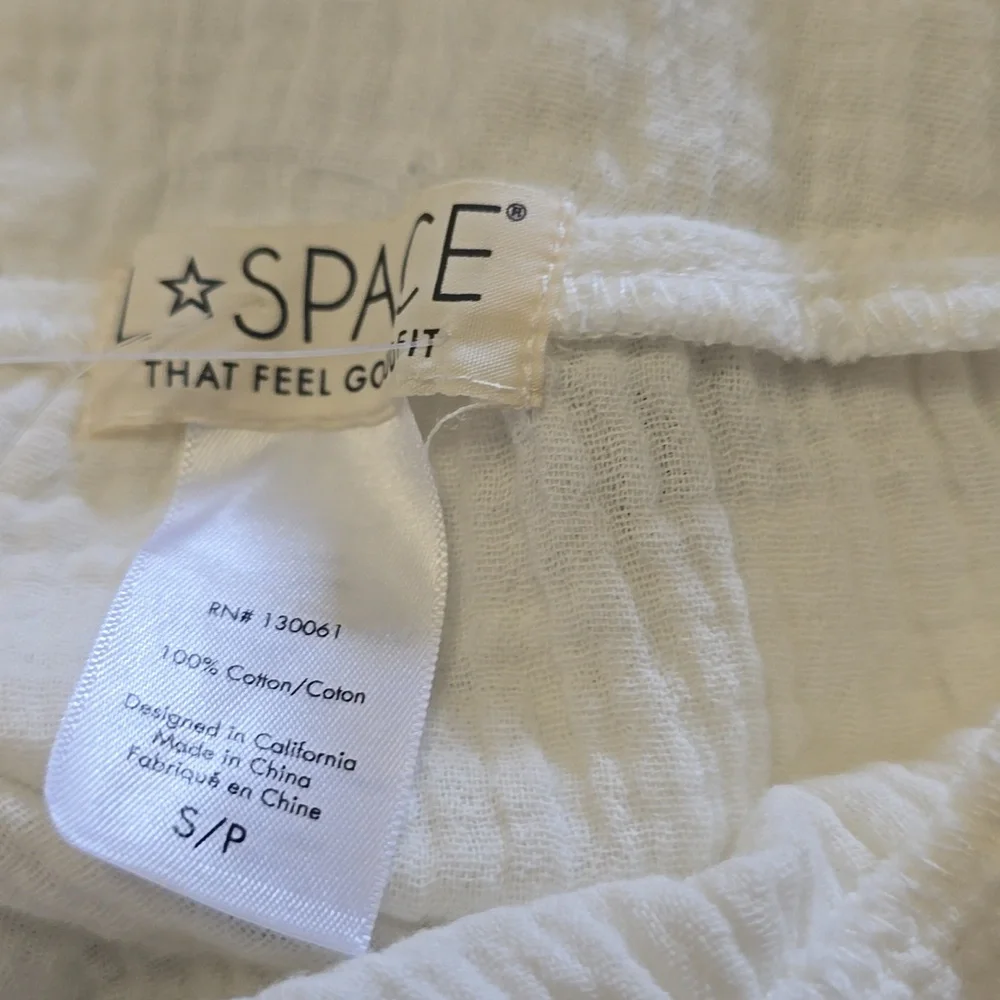 L*Space Elegant White Maxi Dress Sz Sm Nwt - Picture 8 of 8